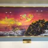 １Fエレベーターホール版画展示