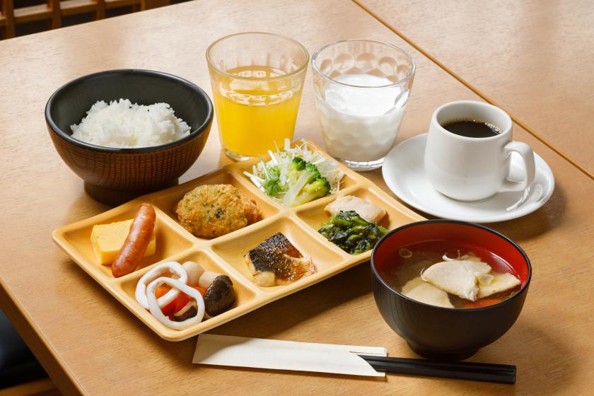 【朝食付き】シンプルステイ ~ 八戸駅直結の好立地。シンプルながら、充実の朝食と快適なひとときを ~