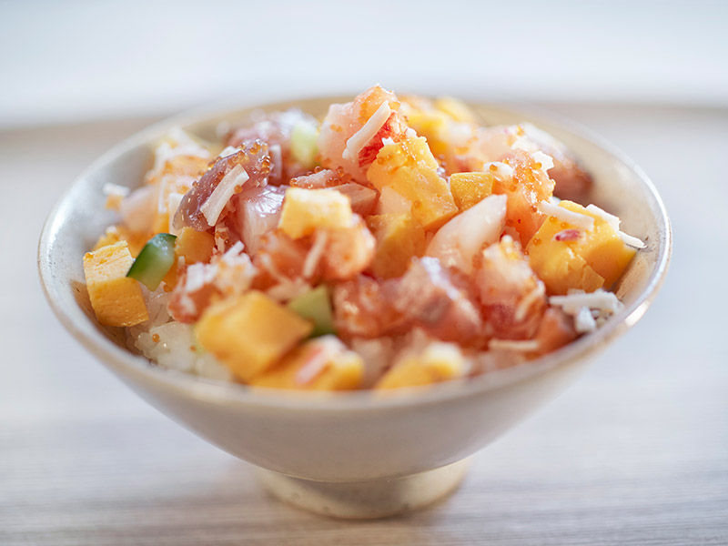 提供北海道菜品的自助早餐