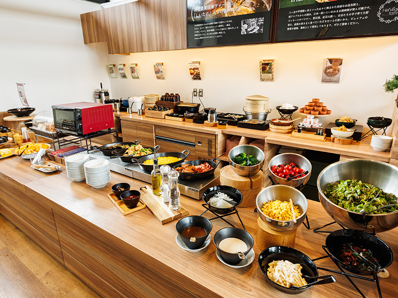 "和風咖啡廳"特色自助早餐吧