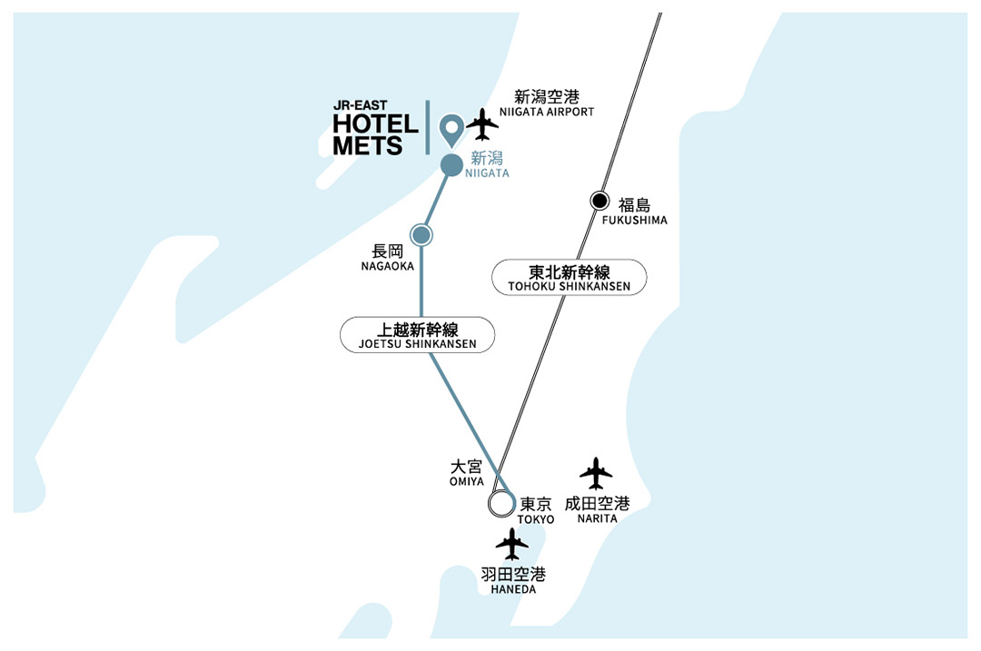 電車でお越しの場合